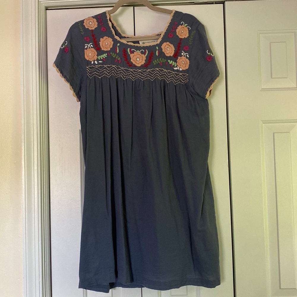 Short tunic babydoll dress